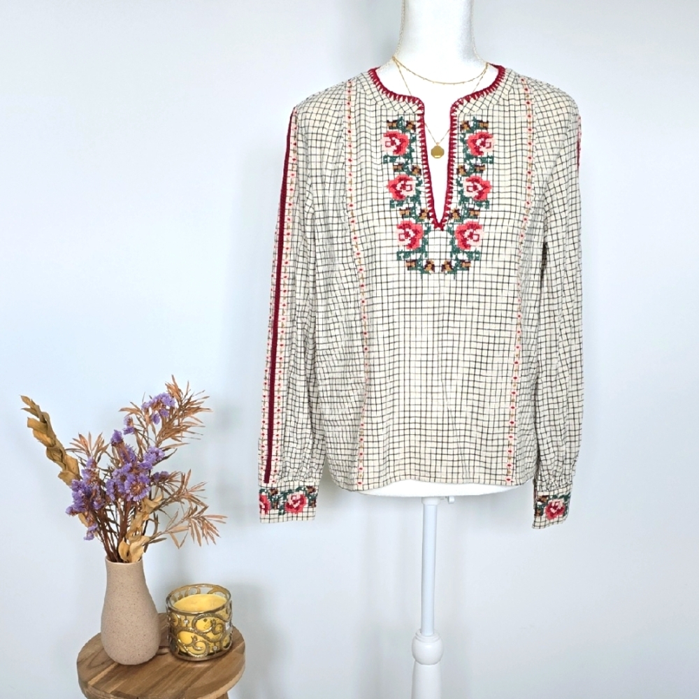 Sezane - Carminda Blouse - Sézane x Lucia Vergara - FR 40 - US 8